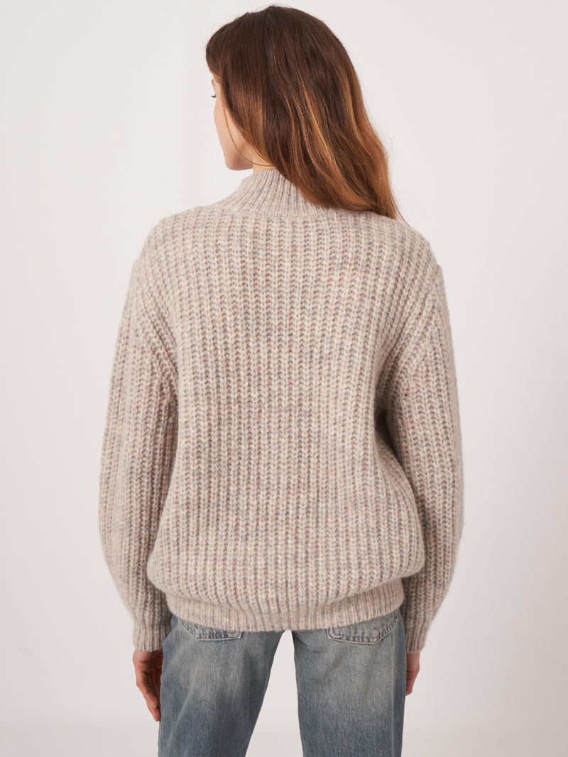 Repeat | Alpaca Wool Knitted Pullover | Magic