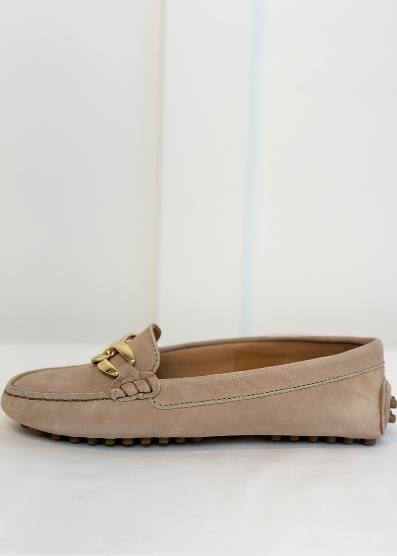 Mike Suede Leather Loafers