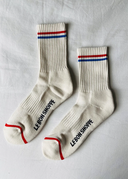 Le Bon Shoppe Boyfriend Socks Milk