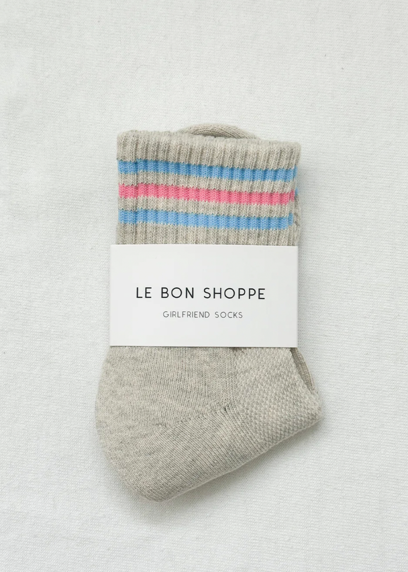 Le Bon Shoppe Girlfriend Socks Bright Grey