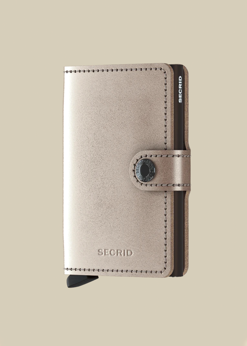 Secrid Miniwallet Metallic | Bronze