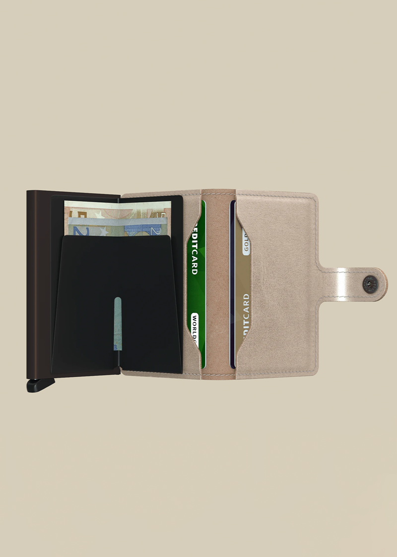 Secrid Miniwallet Metallic | Bronze