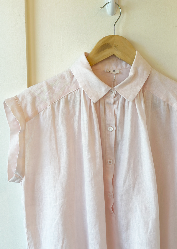 Mirna Washed Linen Top