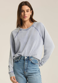 Saldana Knit Denim Top