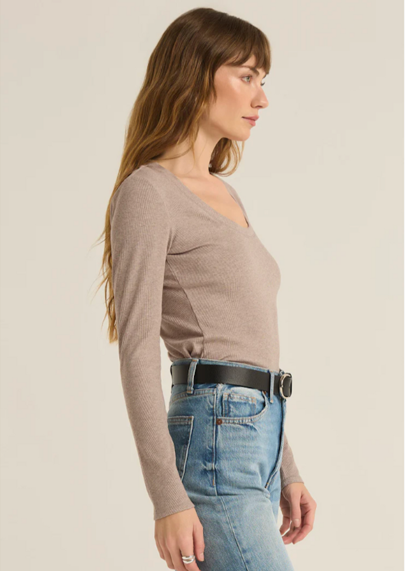 Sirena Rib Long Sleeve Tee