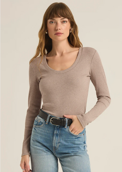 Sirena Rib Long Sleeve Tee