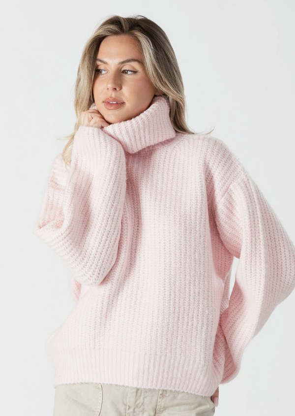 Sahar Ribbed Turtleneck Sweater