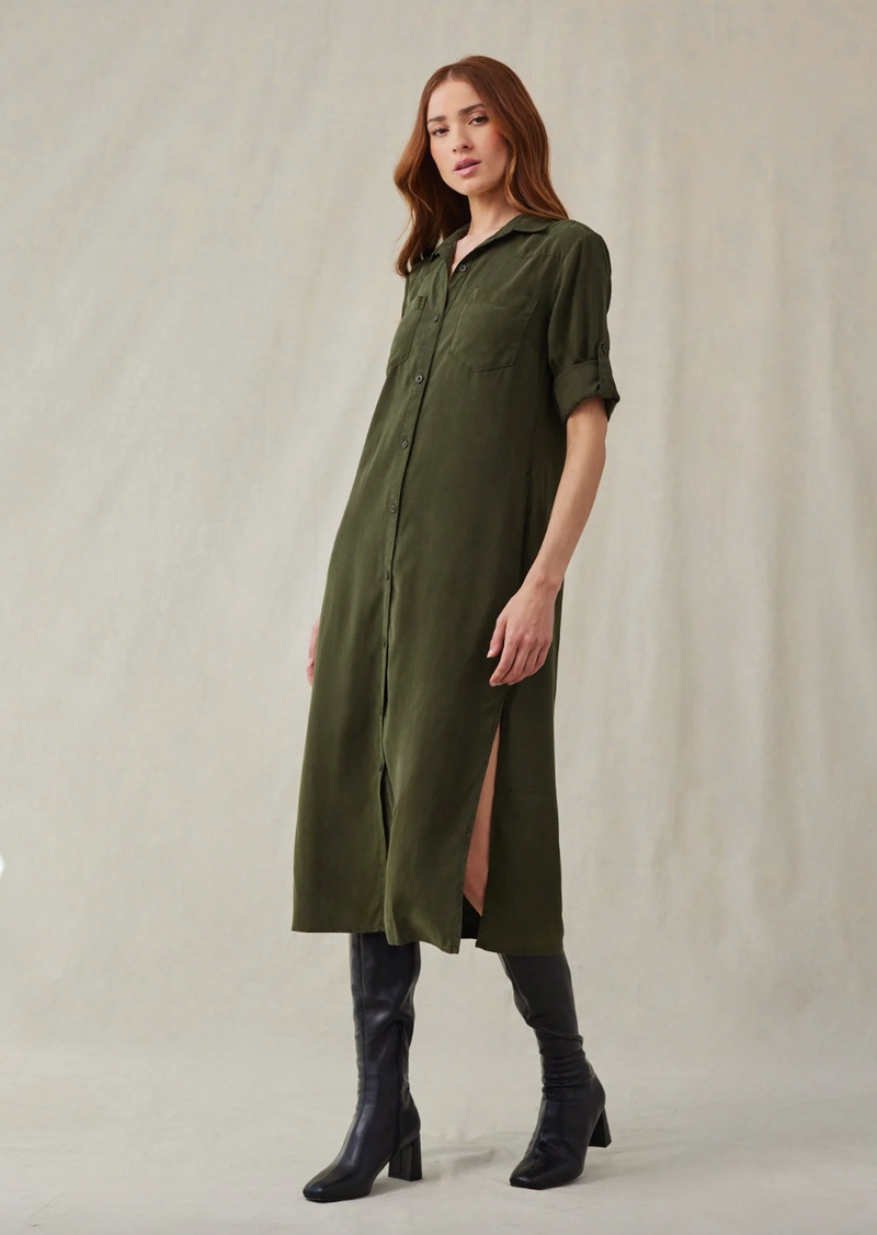 Western Yoke Duster Dress