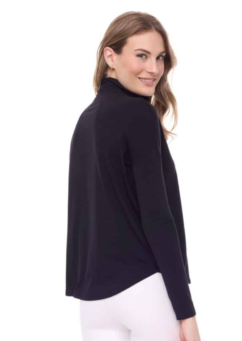 Morgan Turtle Neck Top | Black