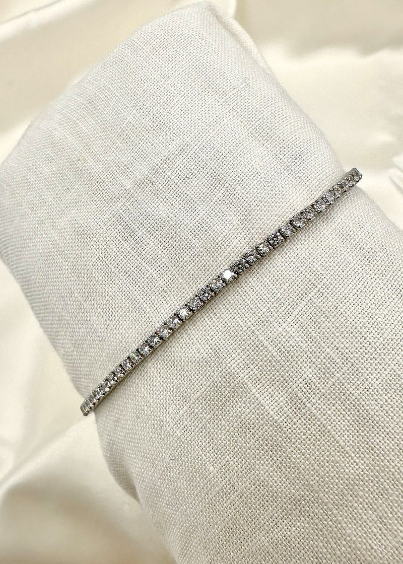 Audrey Pavé Bracelet | Silver