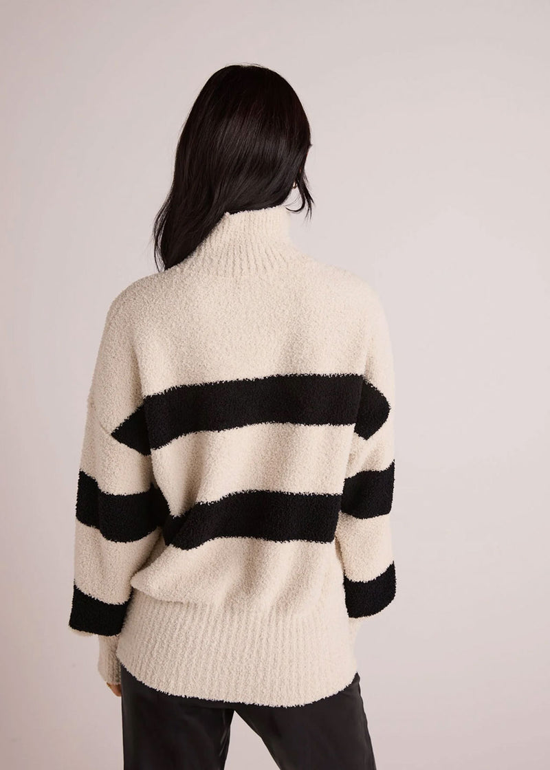 Bella Dahl | Banded Turtle Neck Sweater