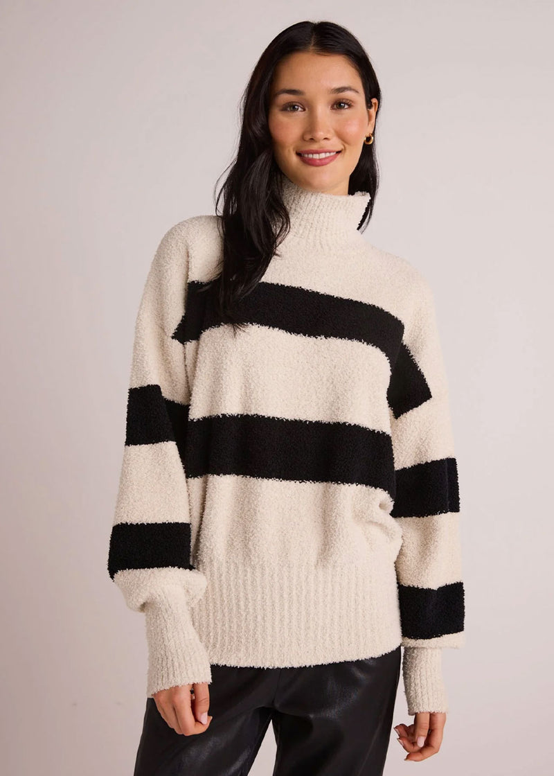 Bella Dahl | Banded Turtle Neck Sweater