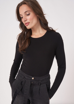 Long-Sleeved Top | Black