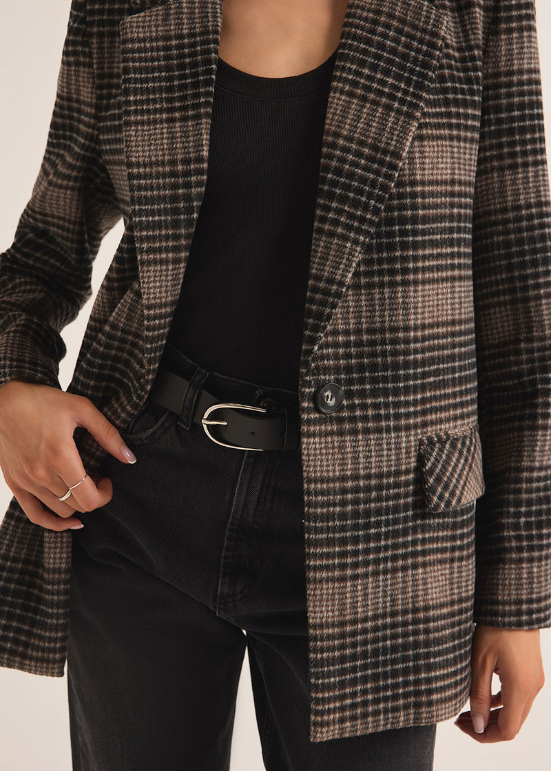 Kingston Relaxed Plaid Blazer