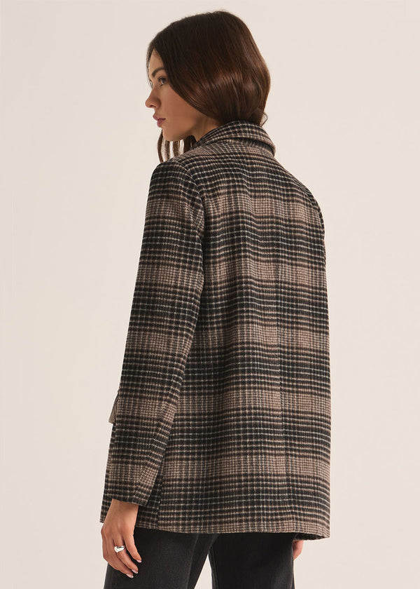 Kingston Relaxed Plaid Blazer