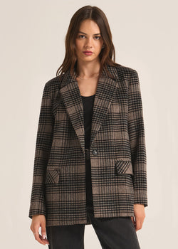 Kingston Relaxed Plaid Blazer