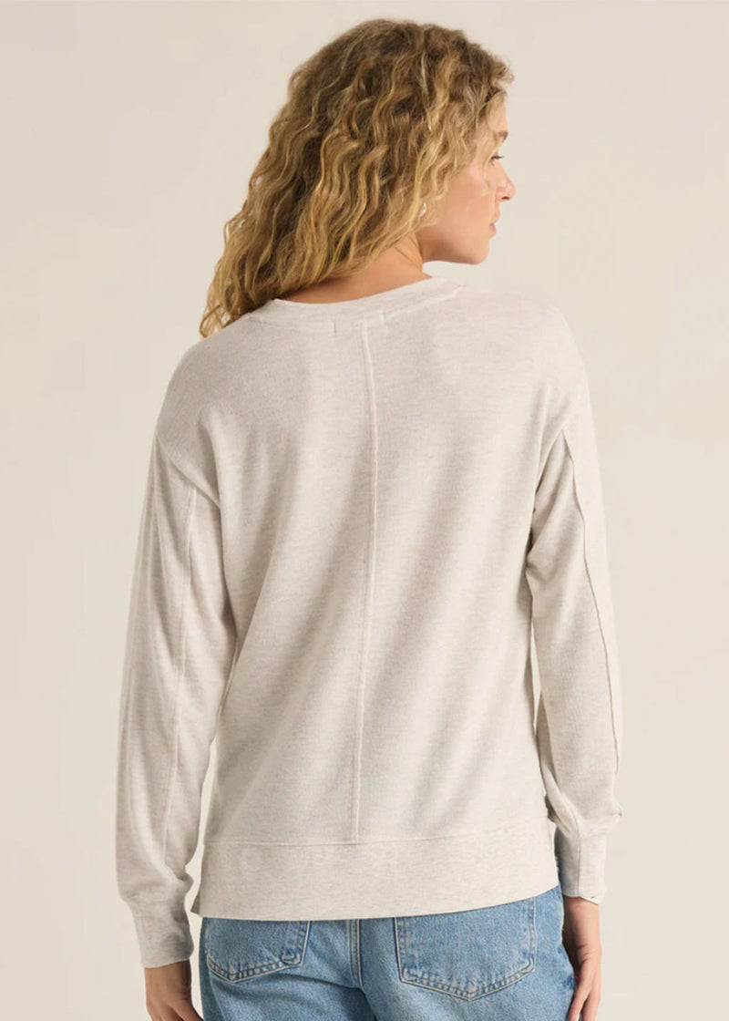 Wilder Cloud V-Neck Long Sleeve Top