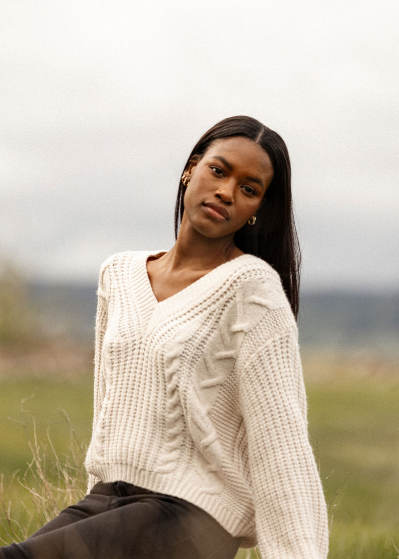 Gentle Fawn | Octavia Knit Sweater | Cream
