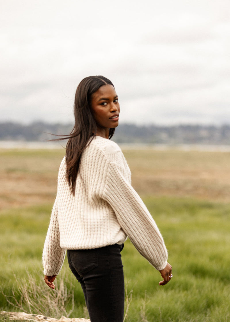 Gentle Fawn | Octavia Knit Sweater | Cream
