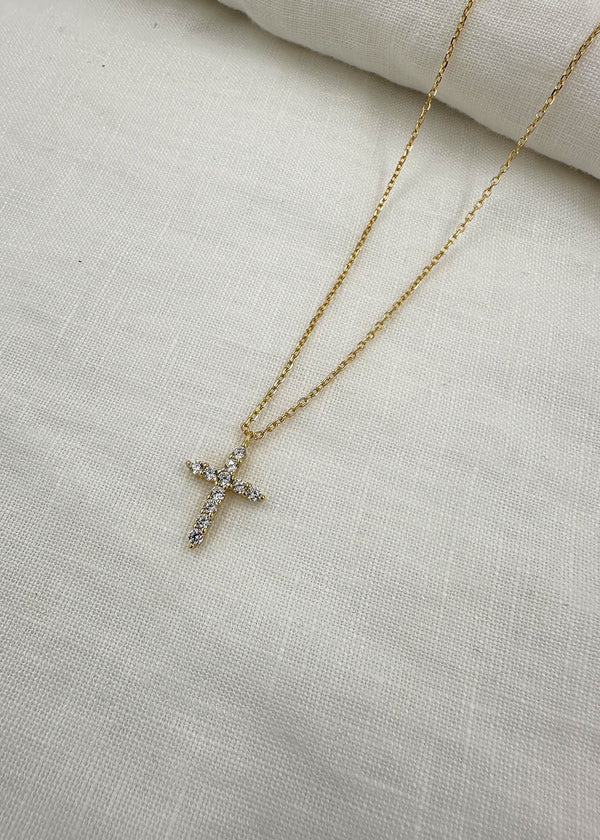 Cross Necklace 18"