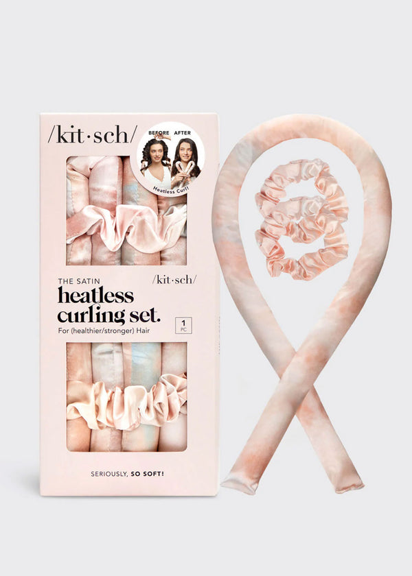 Satin Heatless Curling Set | Tie Dye