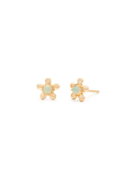 Daisy Studs | Opal and Gold