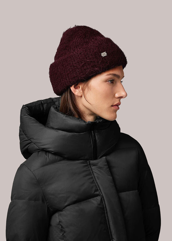 Jaya Knitted Hat | Merlot