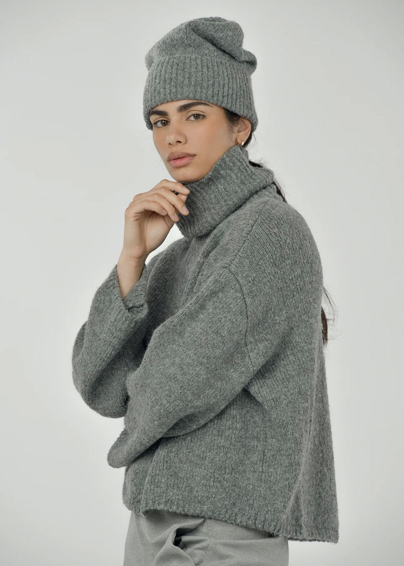 Paper Label Nyla Turtleneck | Stone