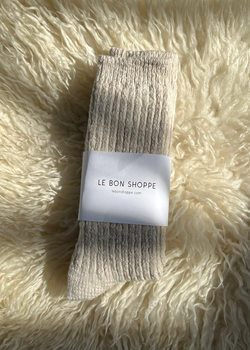 Le Bon Shoppe Cottage Socks Oatmeal