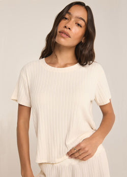 So Soft Rib Tee Set