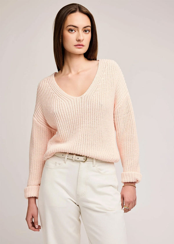 Spencer V-Neck Knit Sweater | GF