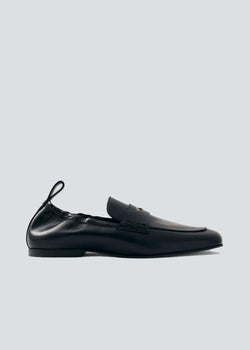 Milada Black Leather Loafers