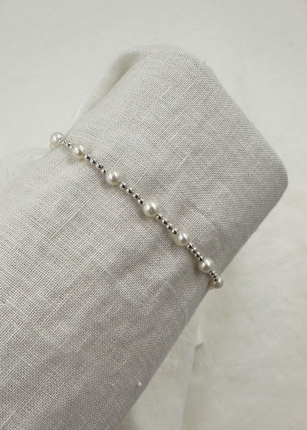 Perla Bracelet 7" | Silver