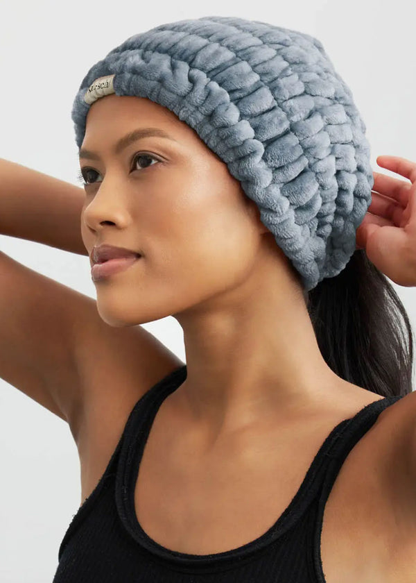 Extra Wide Spa Headband | Misty Blue