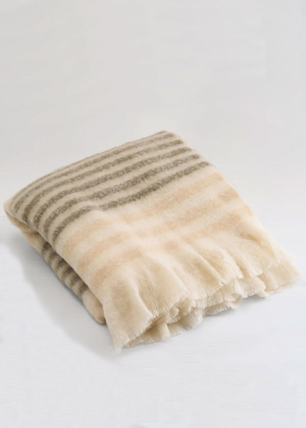 Telluride Blanket Throw | Pastel Brown