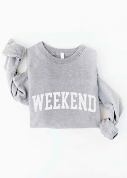 Weekends Graphic Sweatshirt