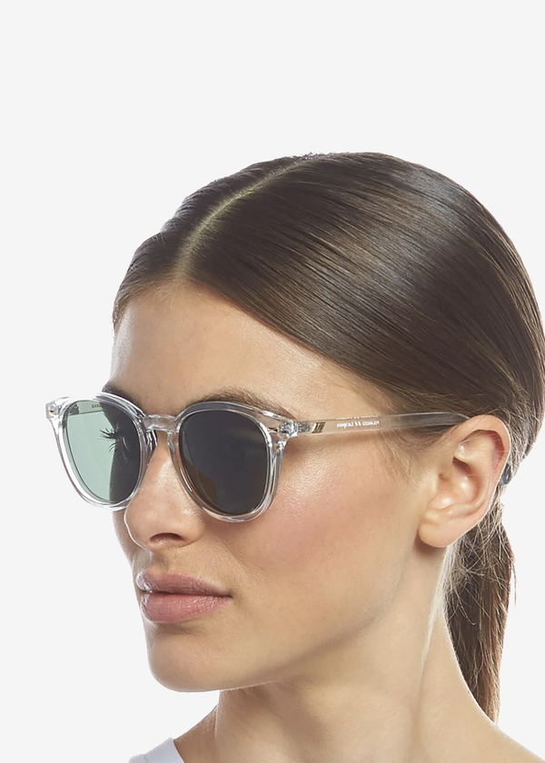 Bandwagon Sunglasses | Crystal Clear
