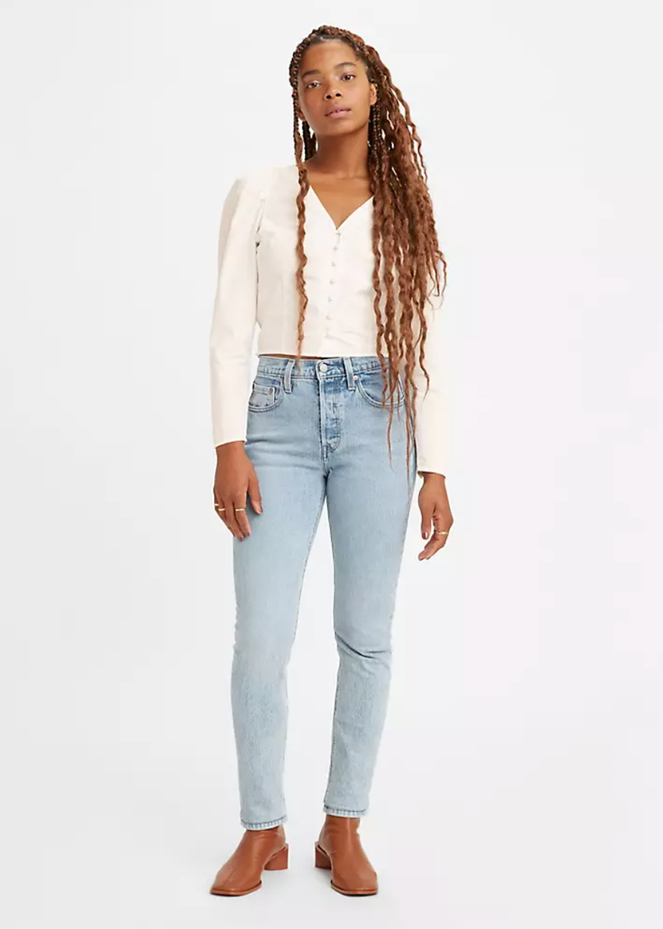 Levis 421 skinny store jeans